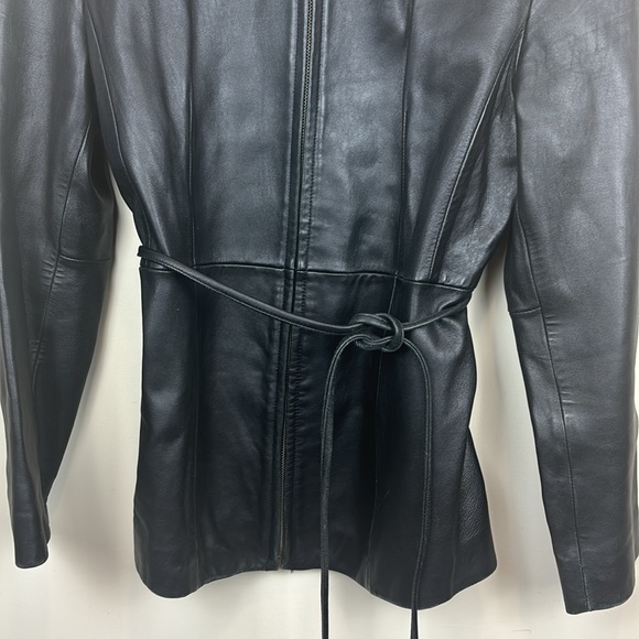 Valerie Stevens - New Zealand Lambskin Black Leather (SOFT) Jacket; Size L - Picture 3 of 13